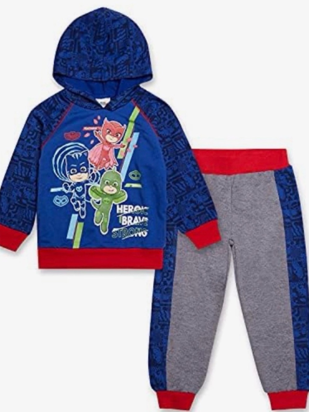 NWT PJ Masks Hoodie Sweatshirt Jogger Set